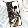 Черный мягкий чехол для телефона Samsung Galaxy S22 S21 S20 Ultra FE S9 S8 S10 Plus Note 20 10 9 Fundas Cover Genshin Impact Beelzebul