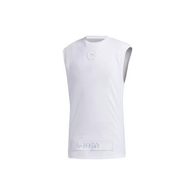 Оригинальный спортивный жилет Trefoil Mic Tank BB для мужчин, топы, белый GP3484