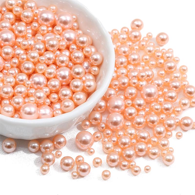 200 шт., 3-8 мм, цветные бусины из АБС-пластика, круглые искусственные жемчужные бусины для самостоятельного изготовления ювелирных изделий, украшения дома, художественный искусственный жемчуг для наполнителей ваз