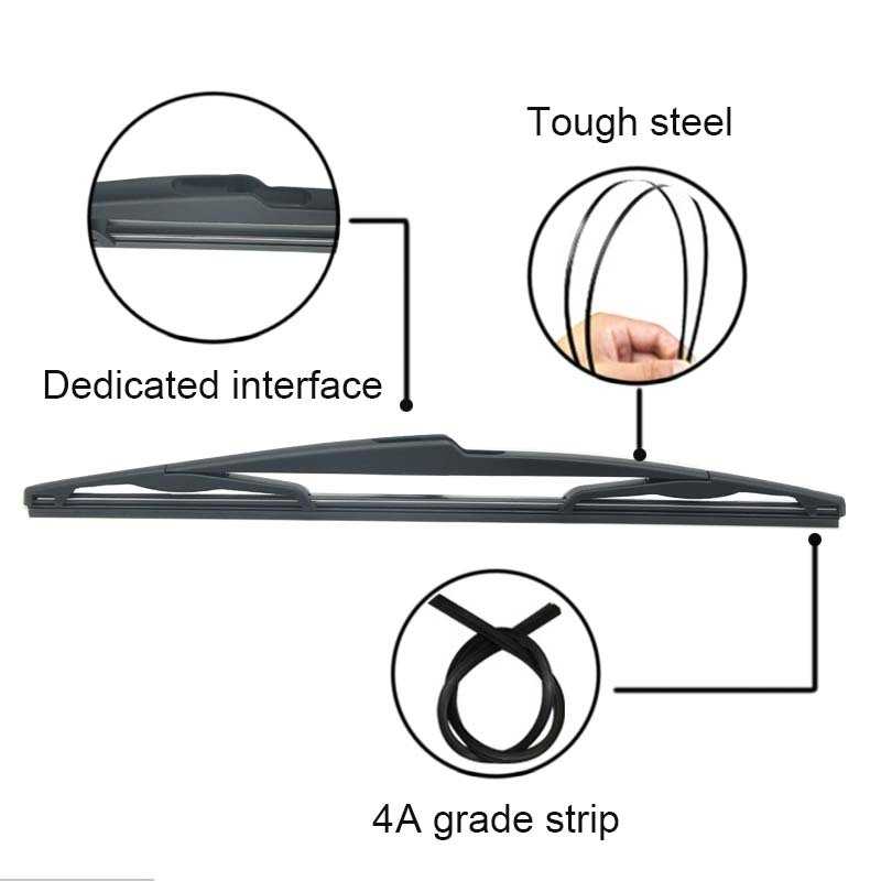 APPDEE набор передних и задних щеток стеклоочистителя для Vauxhall/Opel Zafira B 2005-2011 лобовое стекло, окно