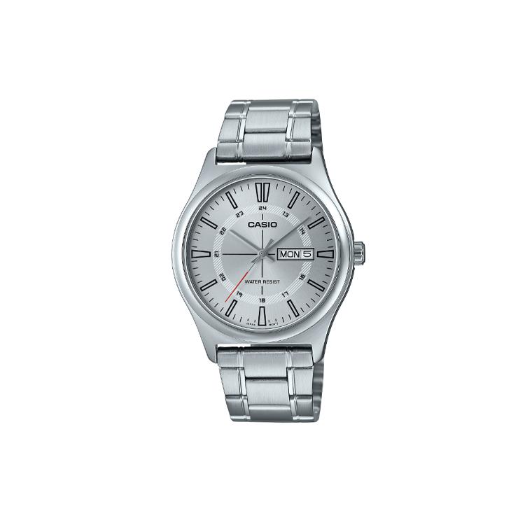 Casio Мужские часы стандартной серии Серебристые MTP-V006D-7C MTP-V006D-7C