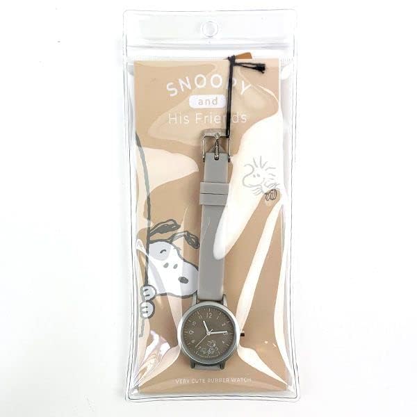 Watch Snoopy Analog Silicone Band Gray [Fieldwork] Women's PNT034-1