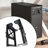Network Rack CPU Under Desk Mount Bracket Sturdy for Small Space Versatile Open Frame Server Room