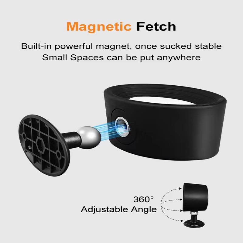 LED Wall Mounted Lights, Rechargeable Sconces Lamp, 3 Color Temps & Touch, 360°Rotation Dimmable Cordless Light