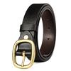 Genuine Leather Belt for Women's Classic Japanese Buckle Pin Buckle Belt Casual Versatile Girls' Slender Belt