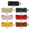 Office Handmade Hanging Wrist Sunglasses Case Glasses Storage Box Glasses Bag PU Leather