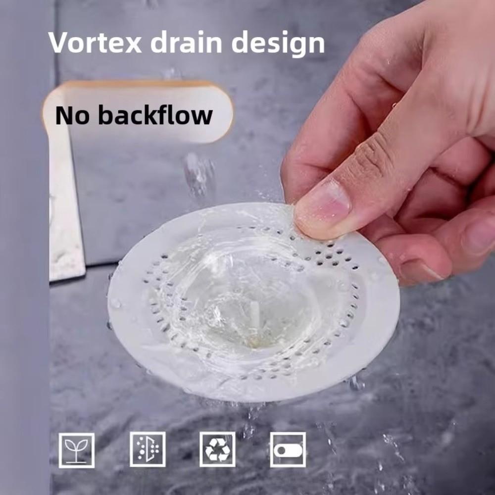 Modern Anti-Clogging Drain Cover Rotating Mesh Design Hair Collector Bug Proof Sink Strainer Toilet Area