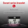 Kevin Durant Autographed Douyin Warriors Silicone Wristband Gift Bracelet with 'God Hand' KD Ring - Collector's Edition