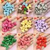 Home Party Supplies Fashion DIY Jewelry Accessories Loose Beads Handmade Material 30pcs Acrylic For Bracelet Making Bowknot 19.2*29.2mm