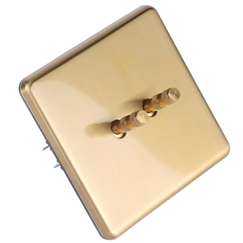 Light Toggle Switch Double Control Beautiful Fireproof and Durable Toggle Switches 250V 10A