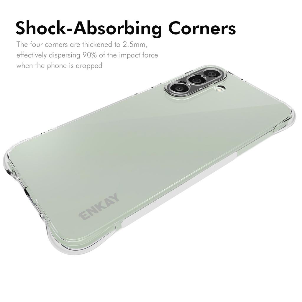 For Samsung Galaxy M56 5G Clear Phone Case ENKAY HAT PRINCE Shockproof Anti-slip TPU Cover