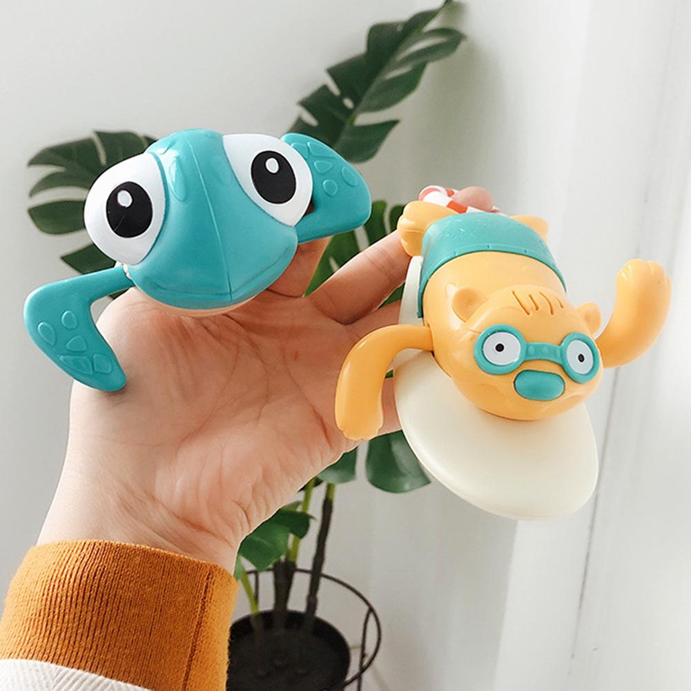 Мультяшная черепаха бобер плавающая модель заводной часовой механизм детская игрушка для ванны с водой