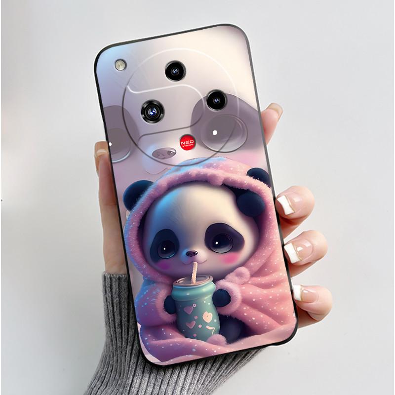 Beautiful Bumper Black Case For ZTE Nubia Focus 2 5G Z2462N Case Unique Design Printed Protective Shockproof Soft Cover