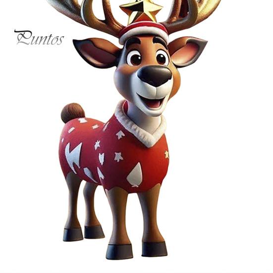 Рождественский олень подвеска акриловый 2D плоский олень подвесное украшение мультяшный Санта Клаус шапка олень подвеска для дома рождественский декор елки