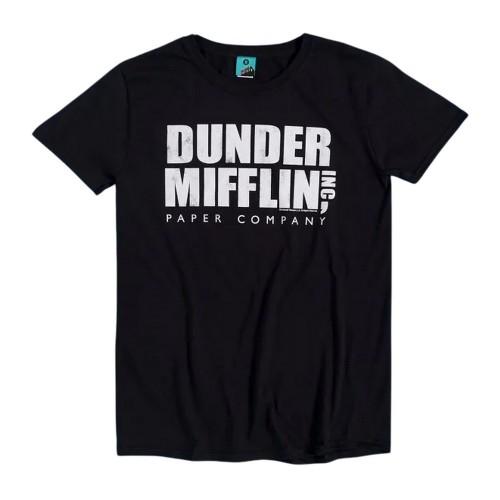 The Office Unisex Adult Dunder Mifflin Logo T-Shirt