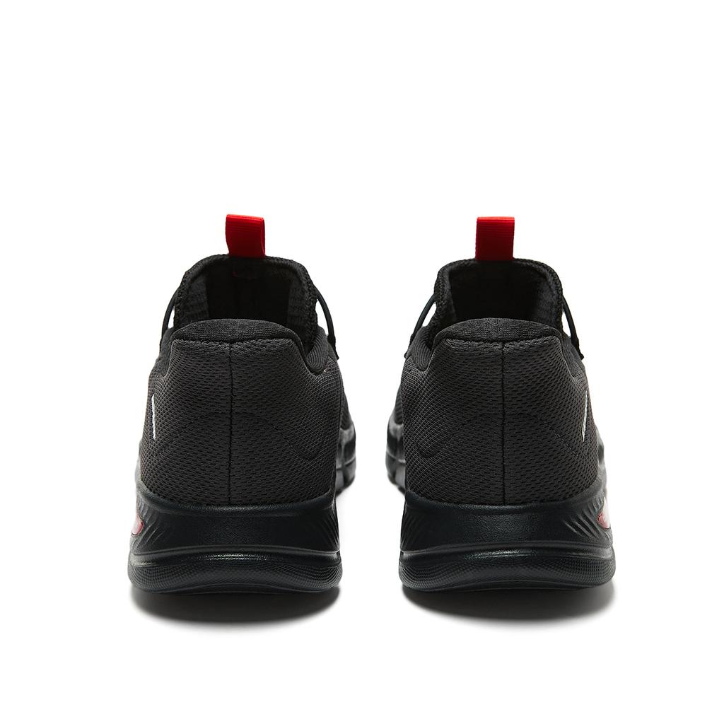 adidas Cloudfoam Амортизация Дышащие Легкие Низкие Ходьба Обувь Унисекс Черный Серебристый Красный KJ5918