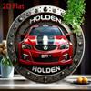 Винтажный металлический настенный знак гаража Holden, 8 дюймов, круглый, с красно-черной полосой