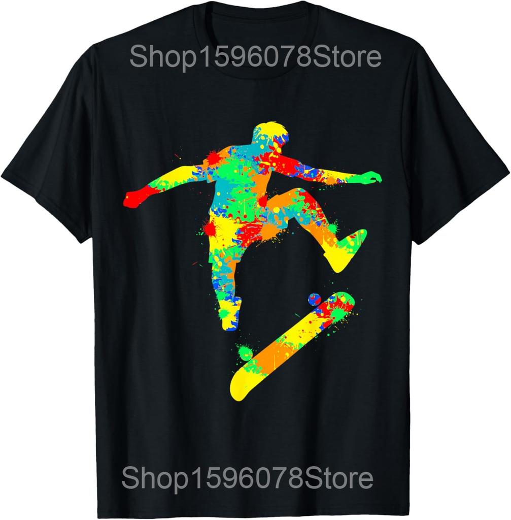 Funny Skateboard Patent Skating Graphic T Shirts Men Women Cotton Humor Streetwear Tee Shirt Short Sleeve Unisex Loose Clothing