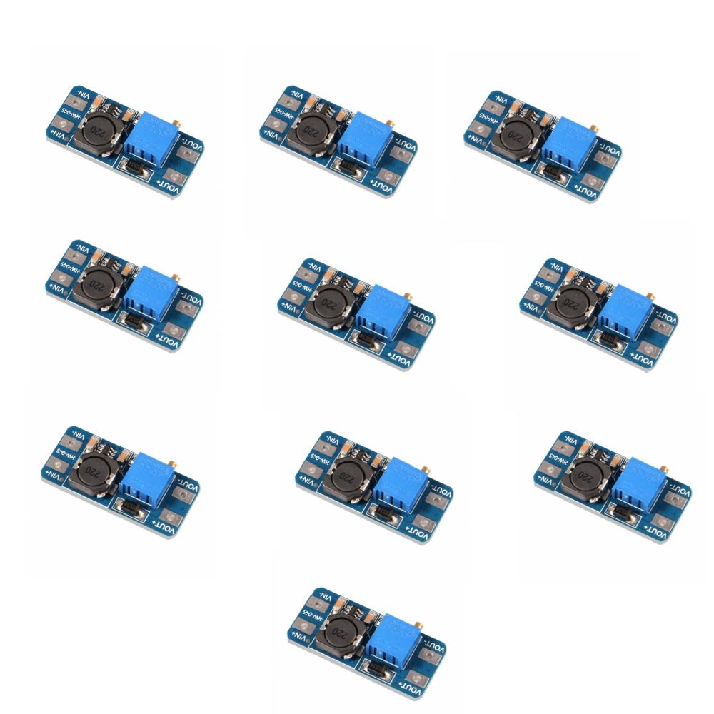 5/10 шт. MT3608 Регулятор напряжения постоянного тока Повышающий преобразователь Модуль питания 2 В-24 В до 5 В-28 В 2 А Модуль DC-DC