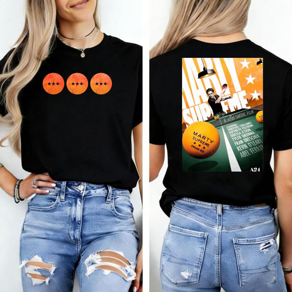Marty Supreme Timothe Chalametunisex Tshirt Ultimate Pickleball Showdown Unleash Power of The Court with This Crossover Tee