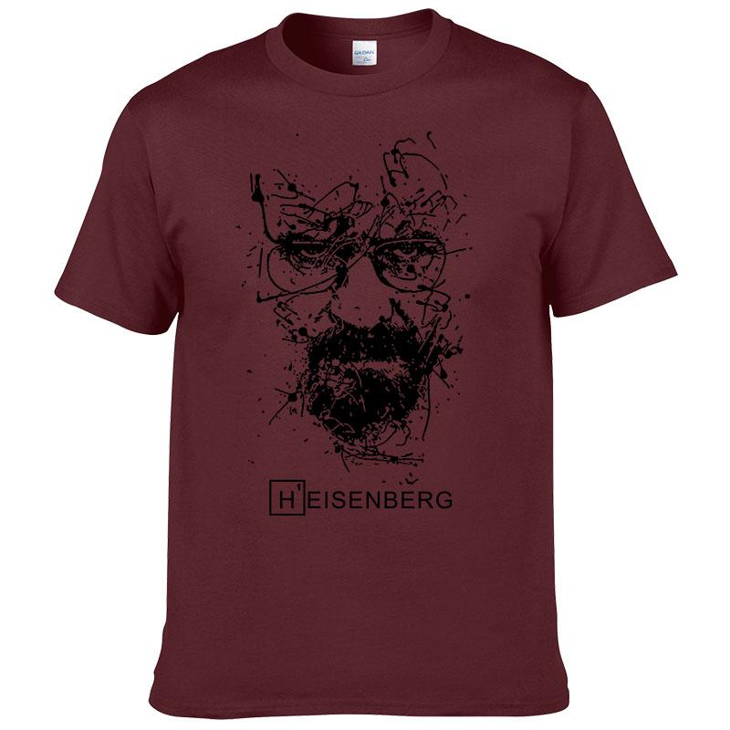 2024 Новый Модный Футболки Во все тяжкие Мужские Хейзенберг Camisetas Hombre Мужские Крутые Футболки Топы С коротким рукавом Хлопковые Футболки #191
