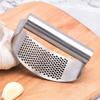 Stainless Steel Garlic Press Squeezer Manual Garlic Ginger Crusher Garlic Cutting Mince Tools Kitchen Gadgets