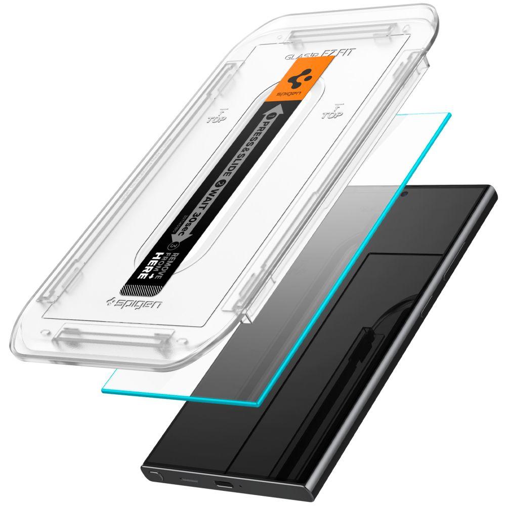 Szkło Hartowane Spigen Glas.tr Ez Fit 2-Pack Galaxy S24 Ultra Clear