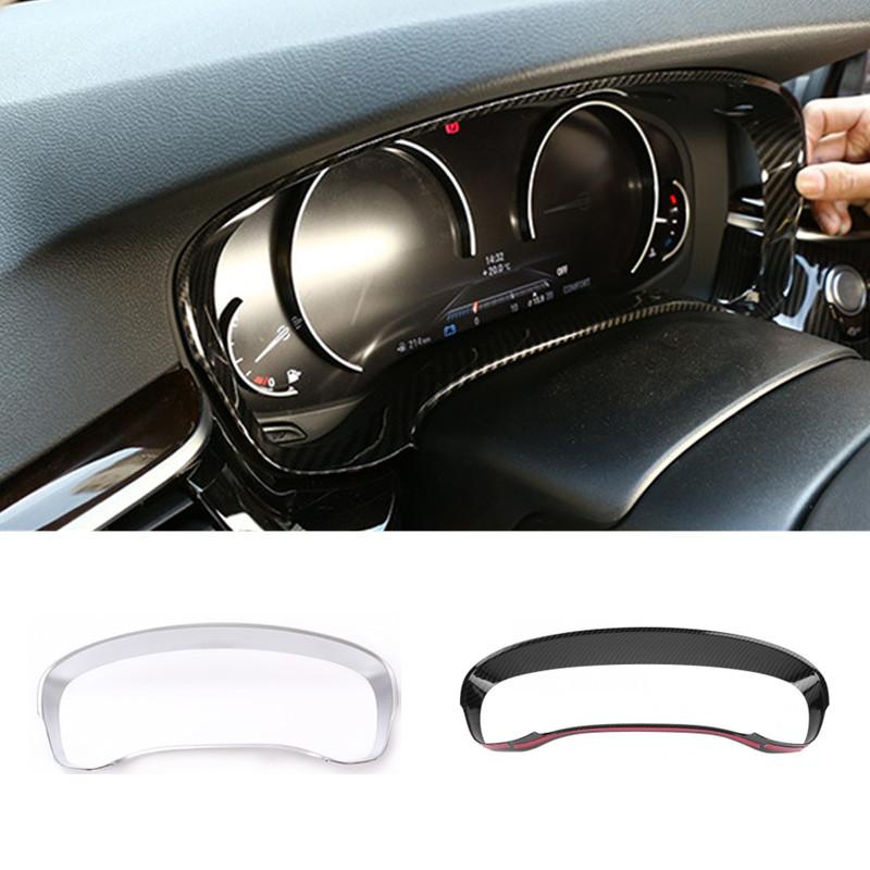 Автомобильный Стайлинг, консоль приборной панели, рамка спидометра, декоративная накладка для BMW 5 серии G30 2017-2018, авто интерьер