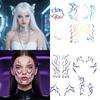 Новый лазерный K-pop Охотники на демонов Руми Канг Временная татуировка-наклейка Наклейка для татуировки на лицо и тело Для вечеринки на Хэллоуин Подарки
