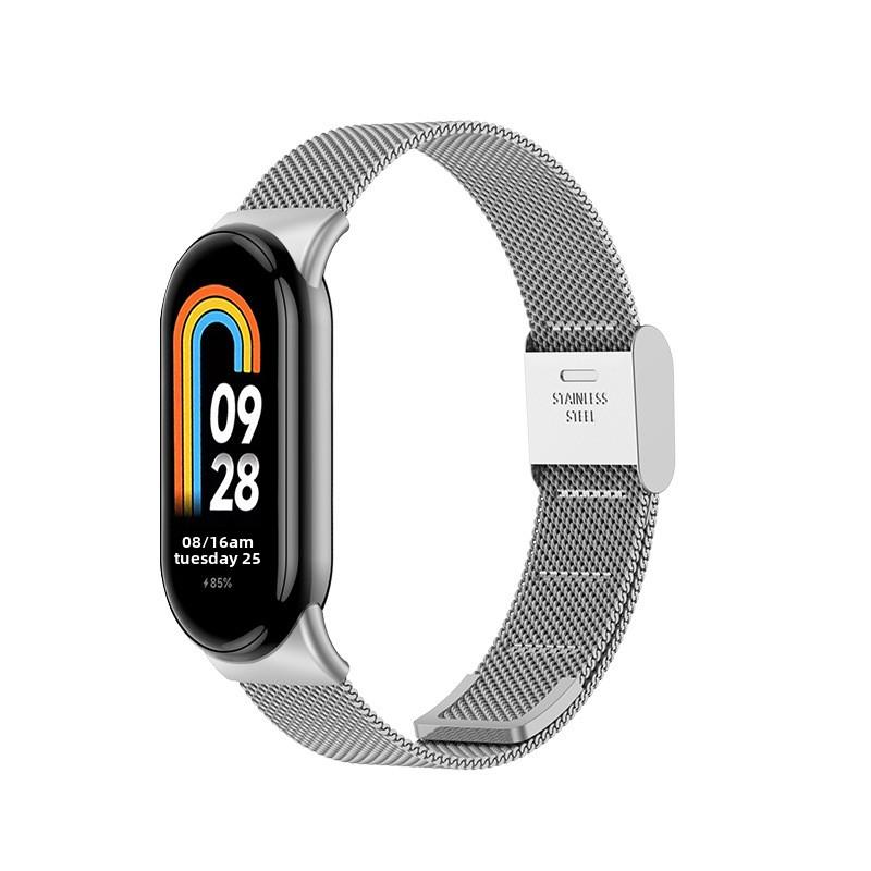 Браслет Xiaomi China Металлический ремешок для Mi Band 8/9 Пряжка из нержавеющей стали В наличии