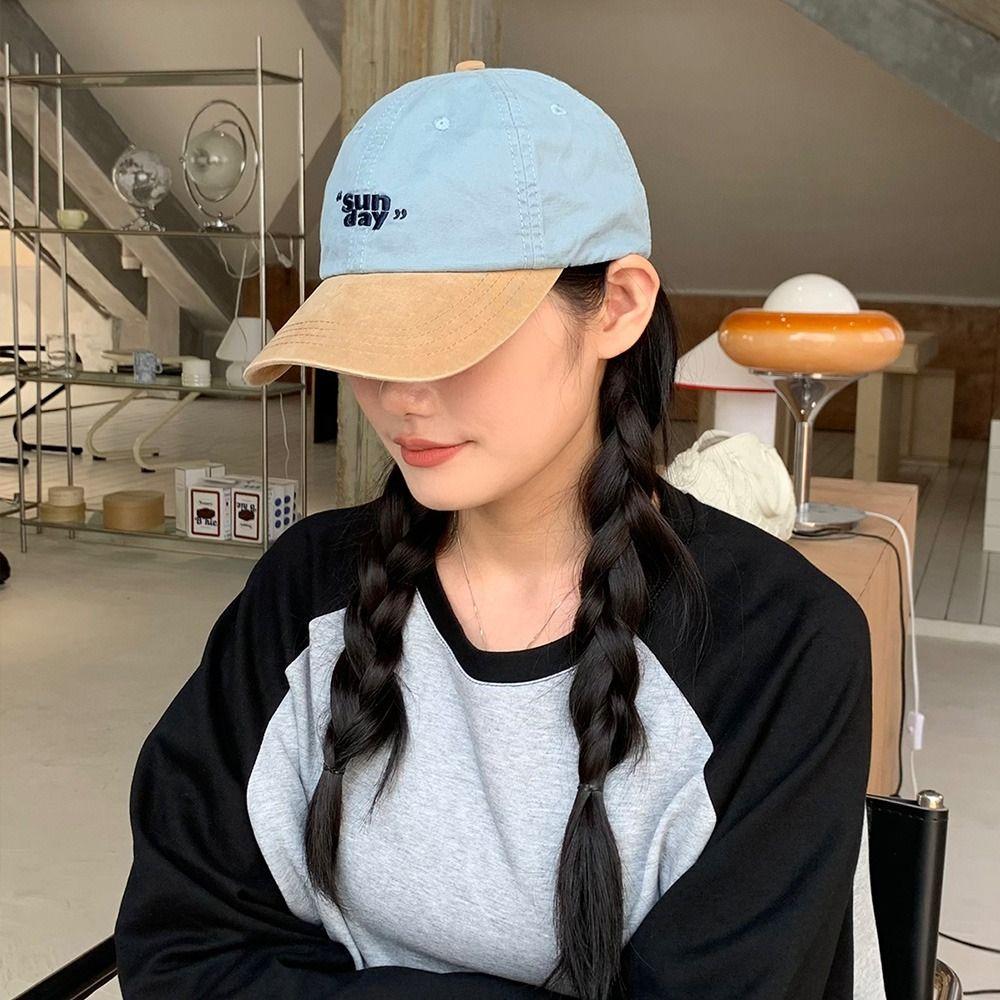 Хлопковая винтажная бейсболка корейская подростковая бейсболка с вышитыми буквами для мужчин и женщин