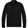 Polo Solid Color Pony Embroidered Polo Shirt Long Sleeve Men Tops Black 710686233016