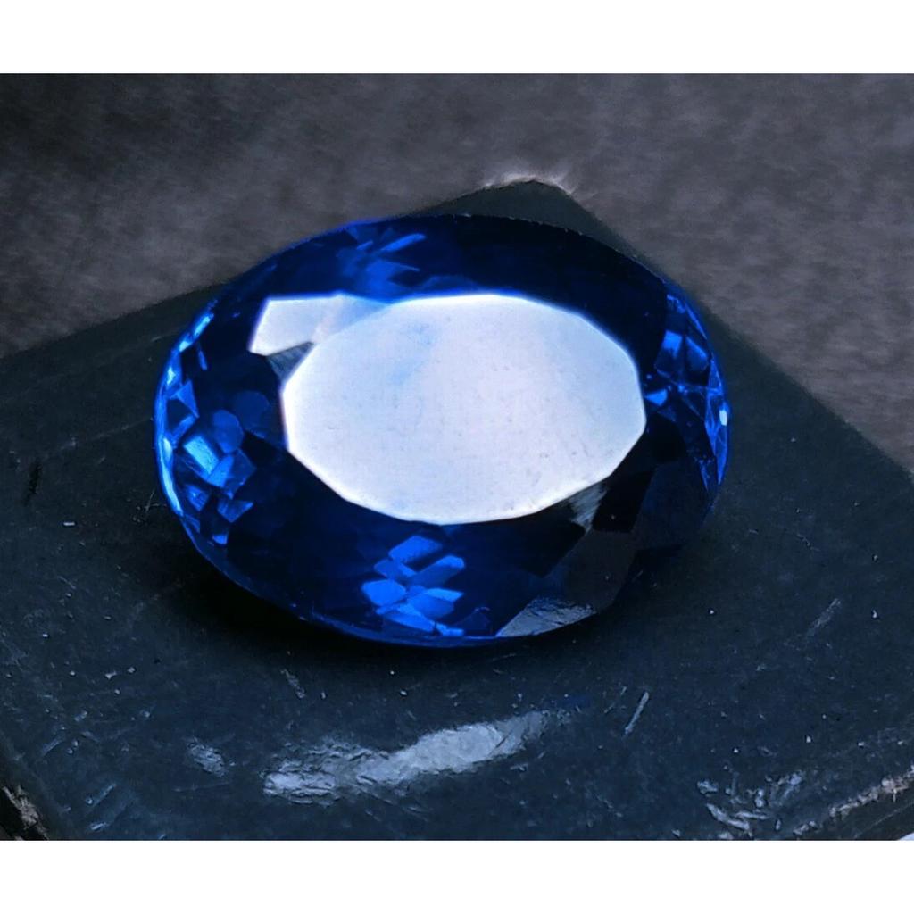 10+ Ct Natural Blue Sapphire Oval Cut Fabulous Certified Loose Gemstone