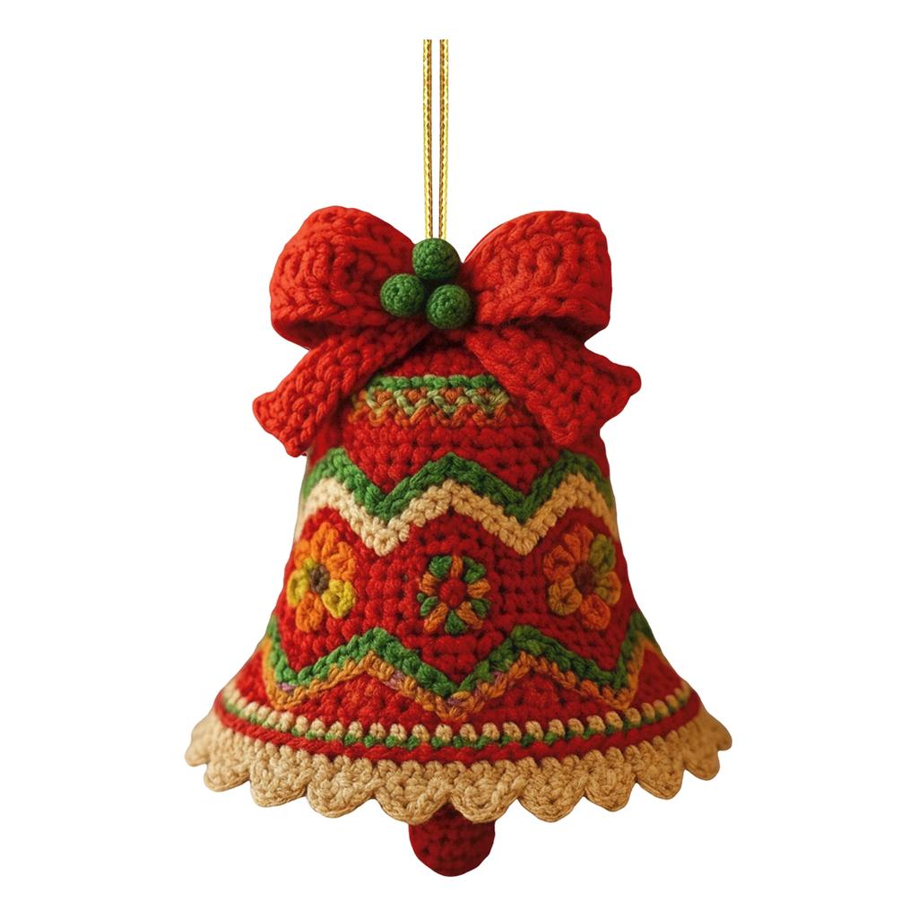 2D Christmas Bell Pendant, Christmas Tree Pendant, Home Decoration, Acrylic Pendant