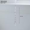 Transparent Christmas Hanging Pendants Acrylic Snow Beads Star Christmas Tree Drop Ornaments Christmas Party Decorations