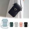 Womens Phone Bag Touchable Leather Change Bag Crossbody Mini Shoulder Bag