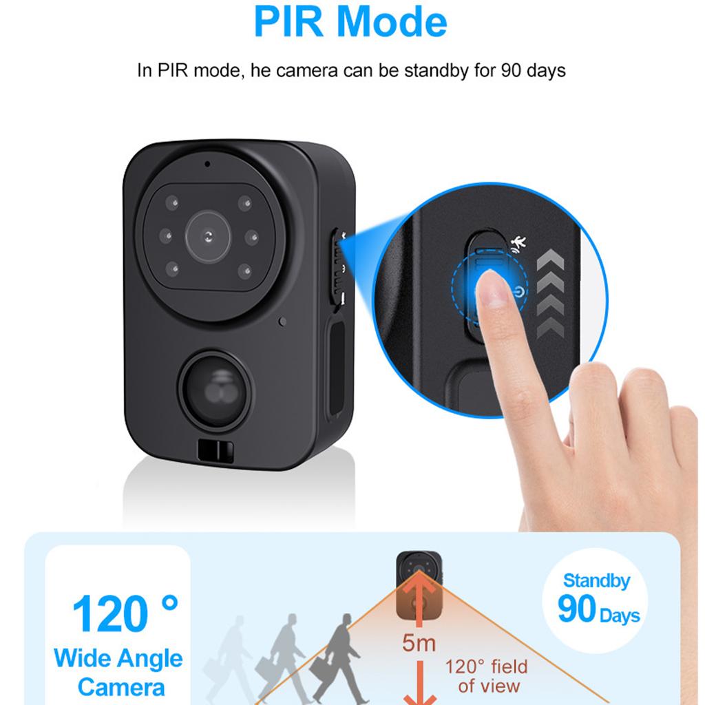 Waterproof Camera Back Clip Plug-in Pocket Camera Outdoor Sports Photography HD 9H Field Recorder