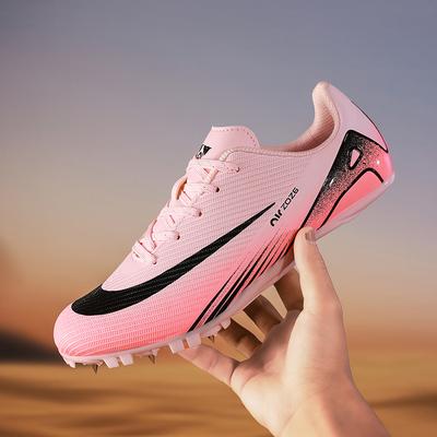 Мужские беговые полевые шиповки для трека Мягкие Профессиональные Легкоатлетические Прыжки в длину Спринт Легкие Нескользящие Шипы Соревнования Гонки Матч