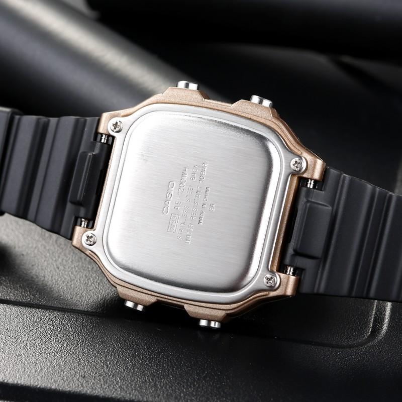 Casio Цифровая серия Квадратные Ретро Модные Водонепроницаемые Ударопрочные Спортивные Кварцевые Часы Ремешок из Смолы Мужские часы Серый AE1200WH-5AV
