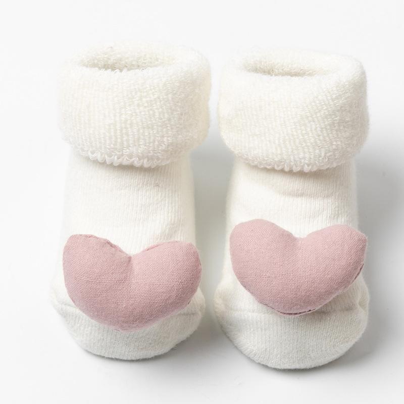 Нескользящие носки для новорожденных и малышей, домашние напольные рождественские противоскользящие теплые аксессуары для ходьбы