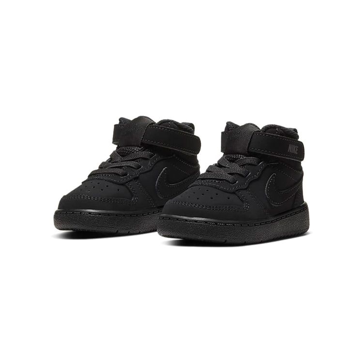 Nike Кроссовки Court Borough Mid 2 TD Triple Black Baby CW5869-001