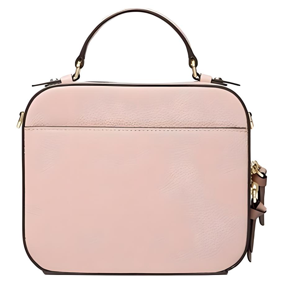 Michael Kors Mk Jet Set Средняя Сумка-тоут Квадратная с Логотипом-буквами Однотонная Кожаная Для Поездок на Работу Свиданий Сумка через Плечо Женские Сумки Розовый 32T0GT9C2L-SOFT-PINK
