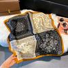 70*70cm Silk Square Scarf Women Paisley Cashew Print Neck Tie Soft Satin Neckerchief Female Foulard Headband Hijab Decorate