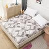 1 шт., простыня с принтом из полиэстера, наматрасник с четырьмя углами и резинкой, стеганый защитный чехол для кровати, простыня без наволочки