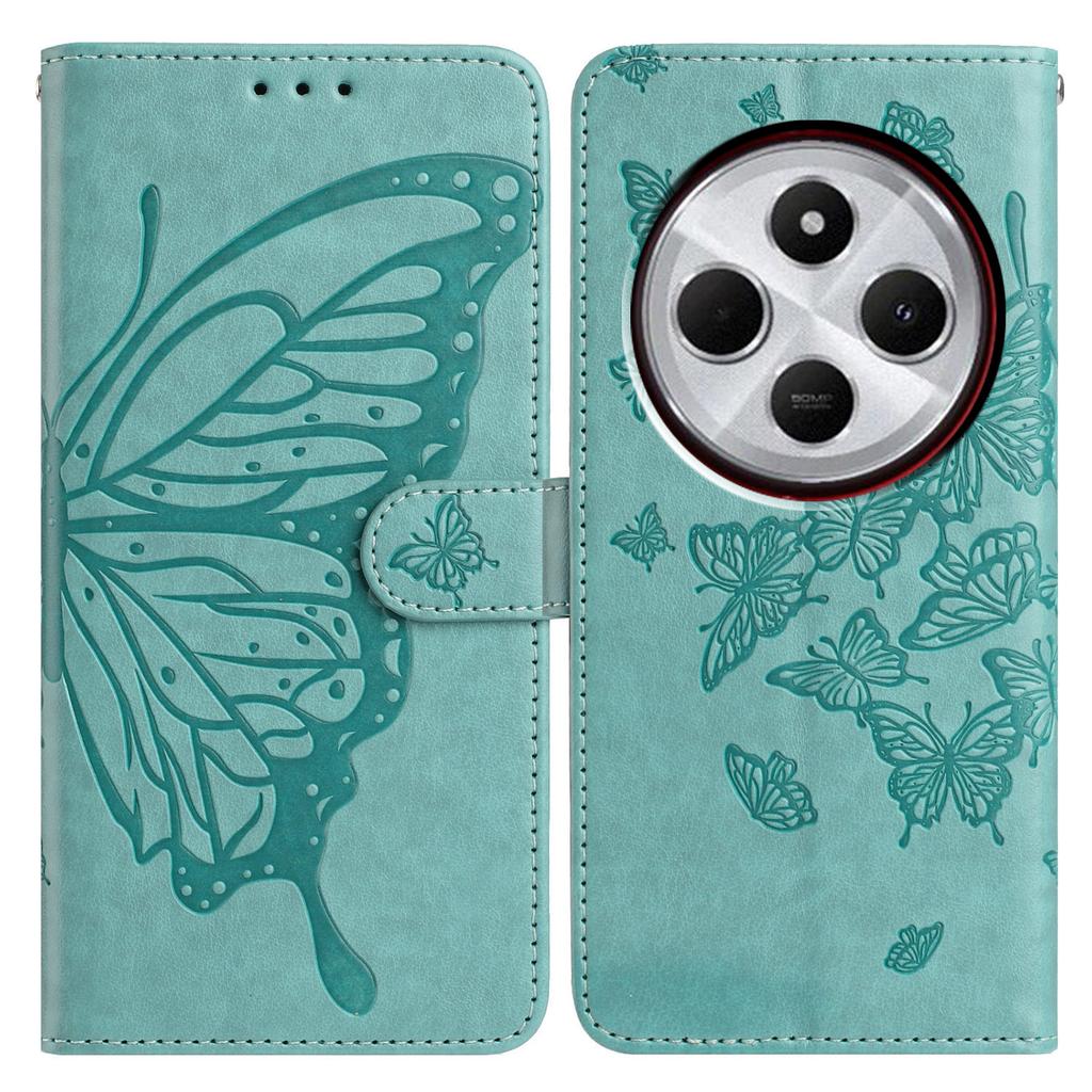 Чехол-кошелек для Xiaomi Redmi 14C 4G/14C 5G/14R 5G/A4 5G/A3 Pro 4G/Poco C75 4G/Poco M7 5G из ПУ кожи, чехол для телефона с ремешком