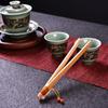 Handcrafted Japanese Bamboo Anti-Scalding Tea Tweezers with Tassels - Non-Slip Kung Fu Tea Set Clips