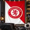 Wall Hanging Tapestry Middlesbrough FC Print Cloth for Living Room Bedroom Home Decor