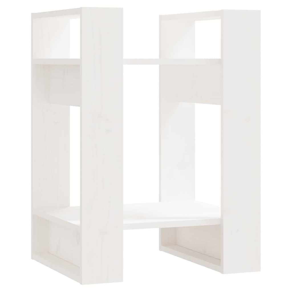 Vidaxl Книжная полка/Перегородка, Белый, 41X35X57 см, Сосна