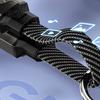 Зарядное устройство USB-A на USB-C 65 Вт 4 в 1, кабель-брелок, быстрая зарядка, кабель для передачи данных, светодиодный дисплей, 8-контактный/Type-C/USB-A/USB-C, портативный брелок