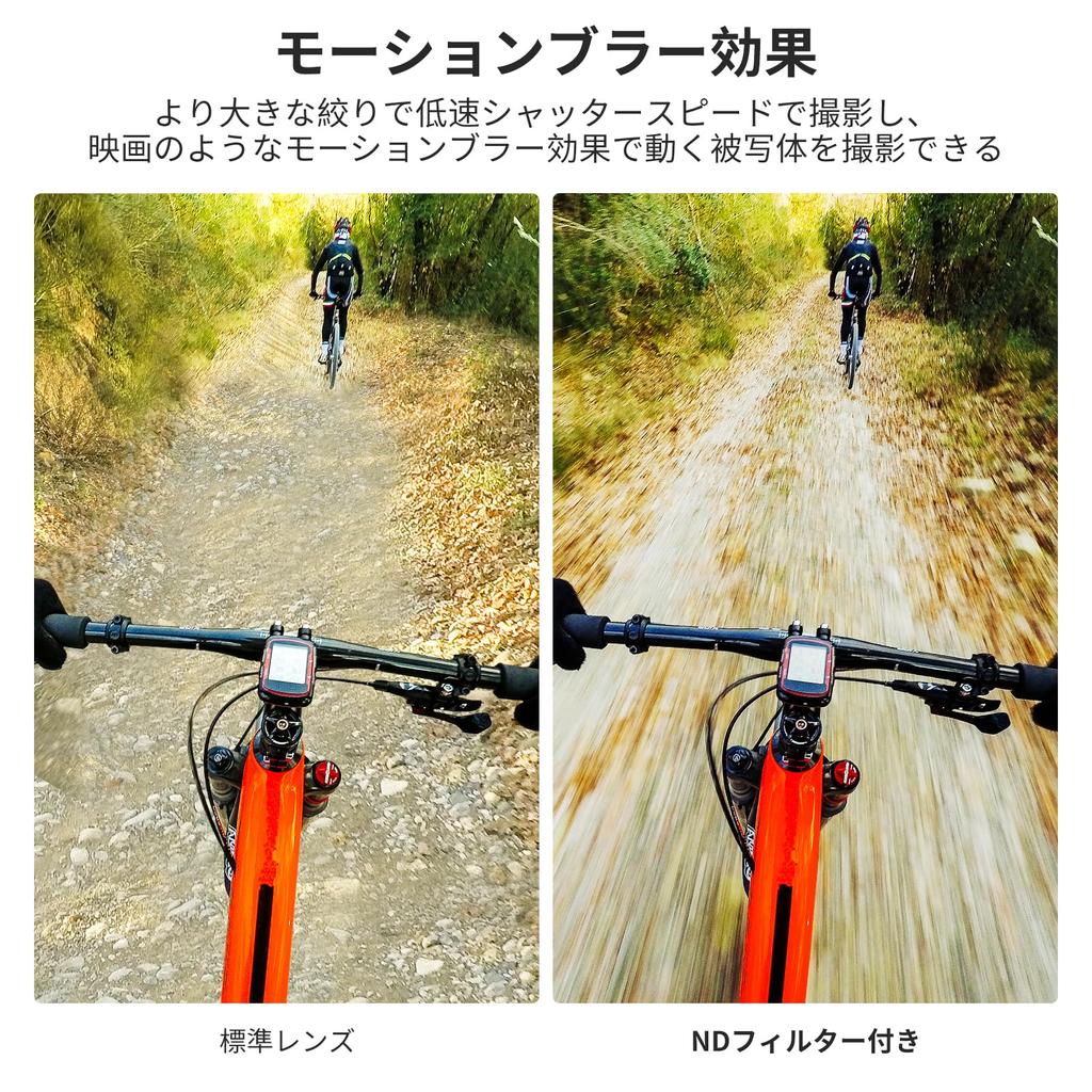 NEEWER ND Filter Set 4 Pieces Plastic HD Optical Glass Ultra Thin Lens Filter Neutral Density Filter Action Camera Filter Lens Filter Compatible Hero